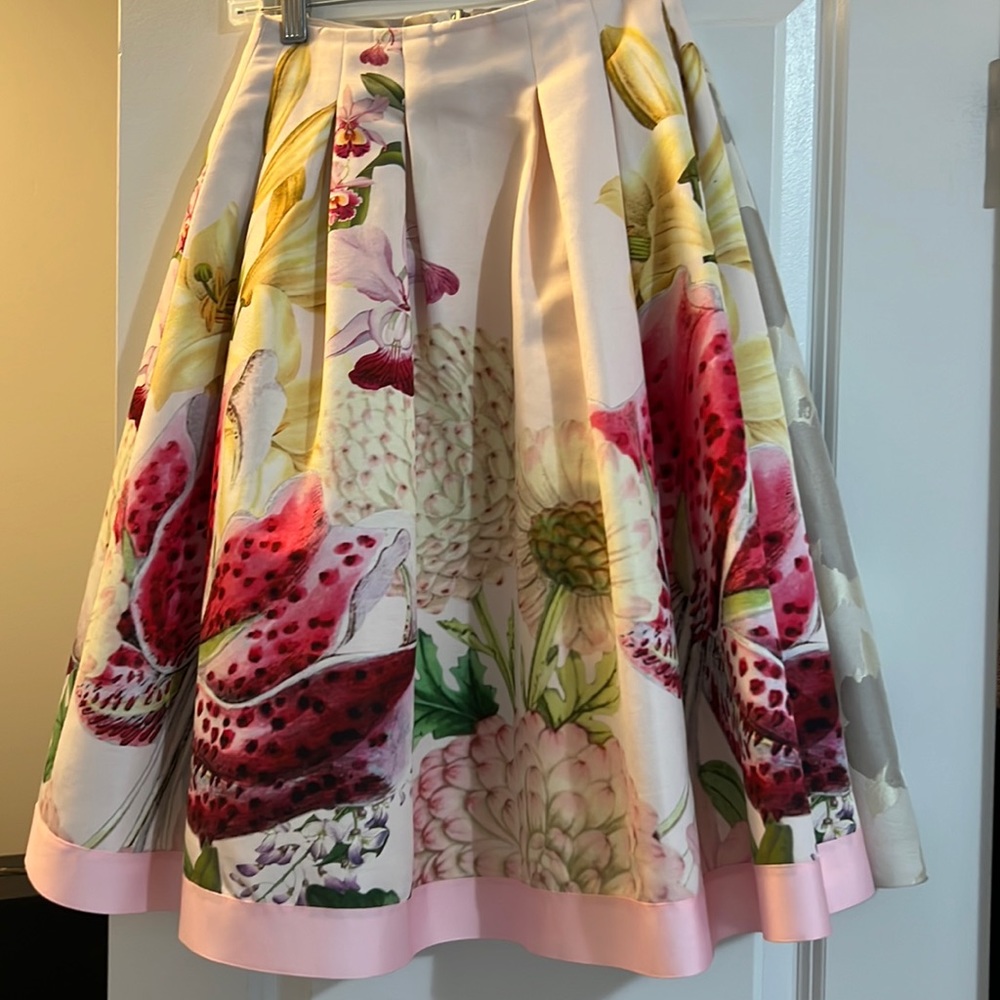 Ted baker floral skirt